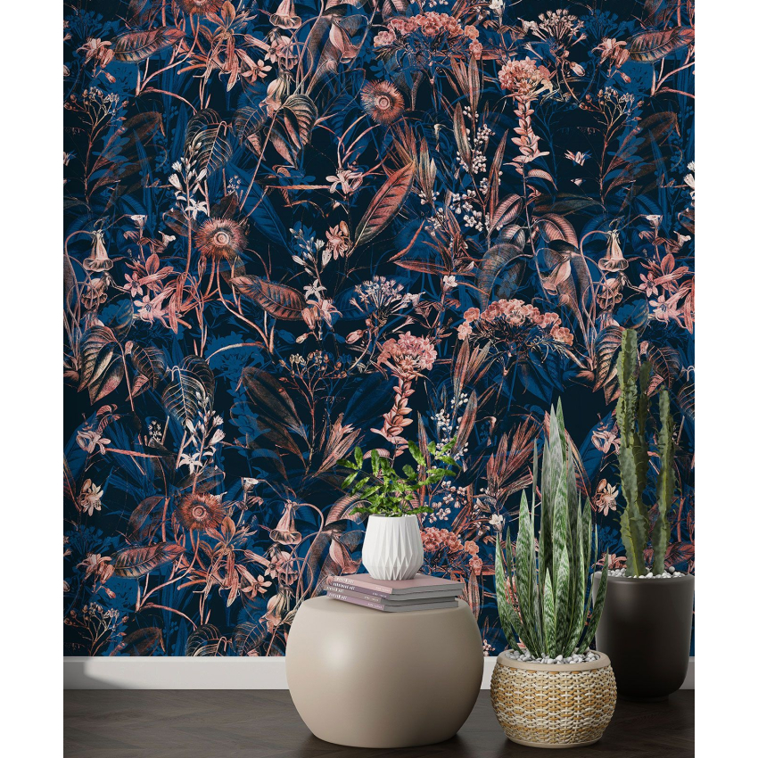 Papier peint motif XL - Motif floral