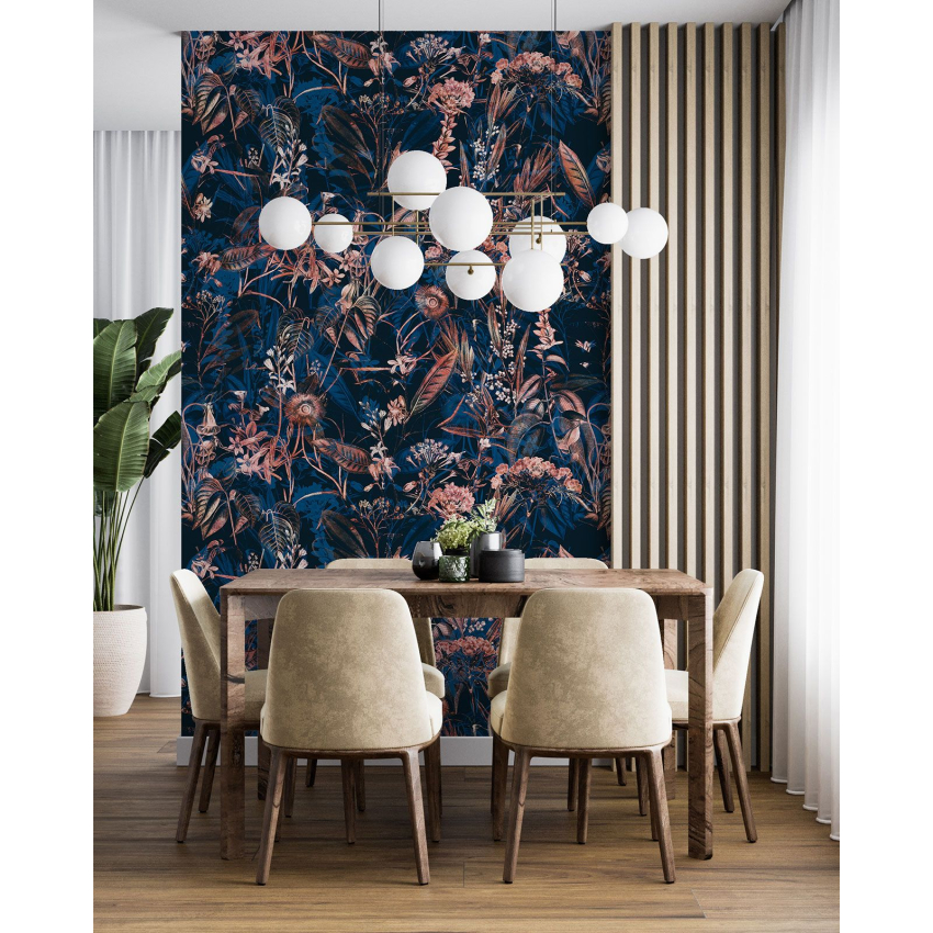 Papier peint motif XL - Motif floral