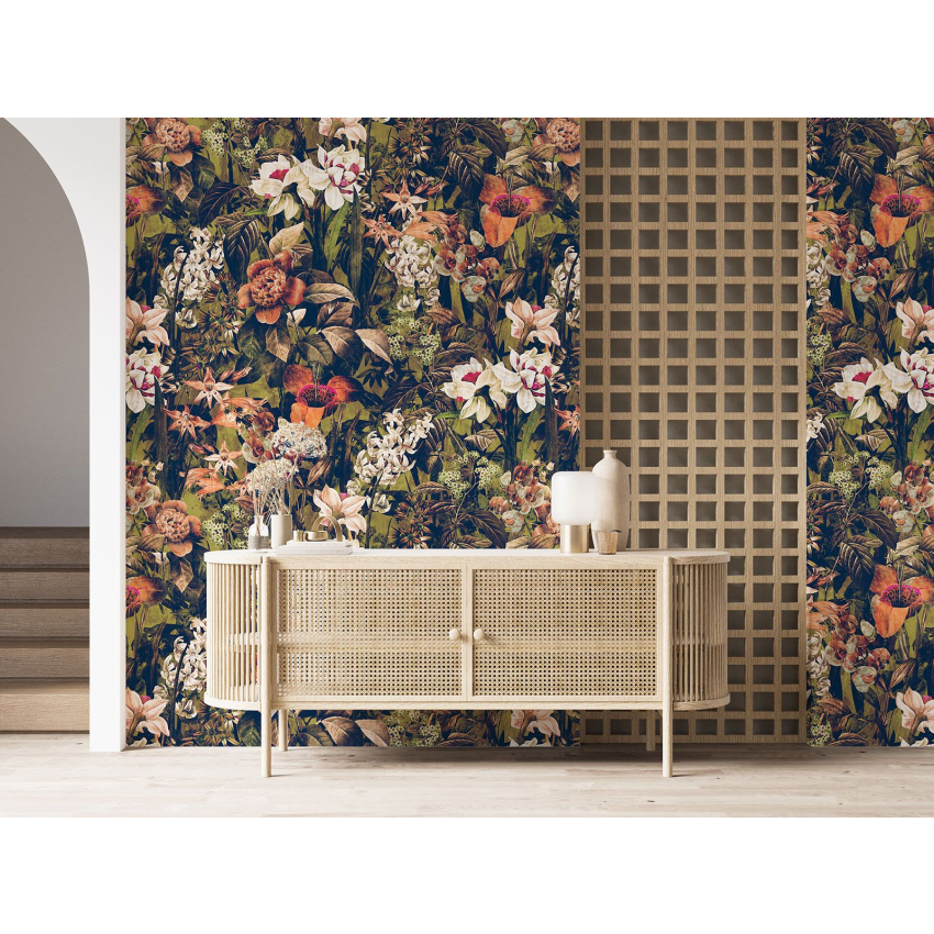 Papier peint motif XL - Motif floral