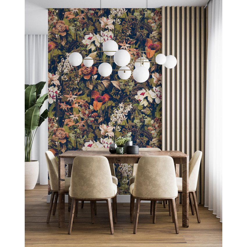 Papier peint motif XL - Motif floral