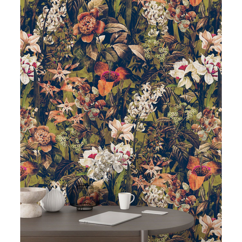 Papier peint motif XL - Motif floral