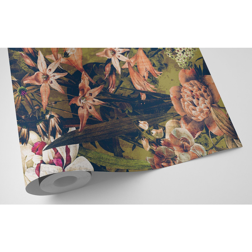 Papier peint motif XL - Motif floral