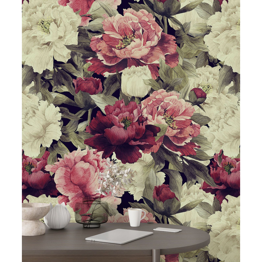 Papier peint motif XL - Motif floral