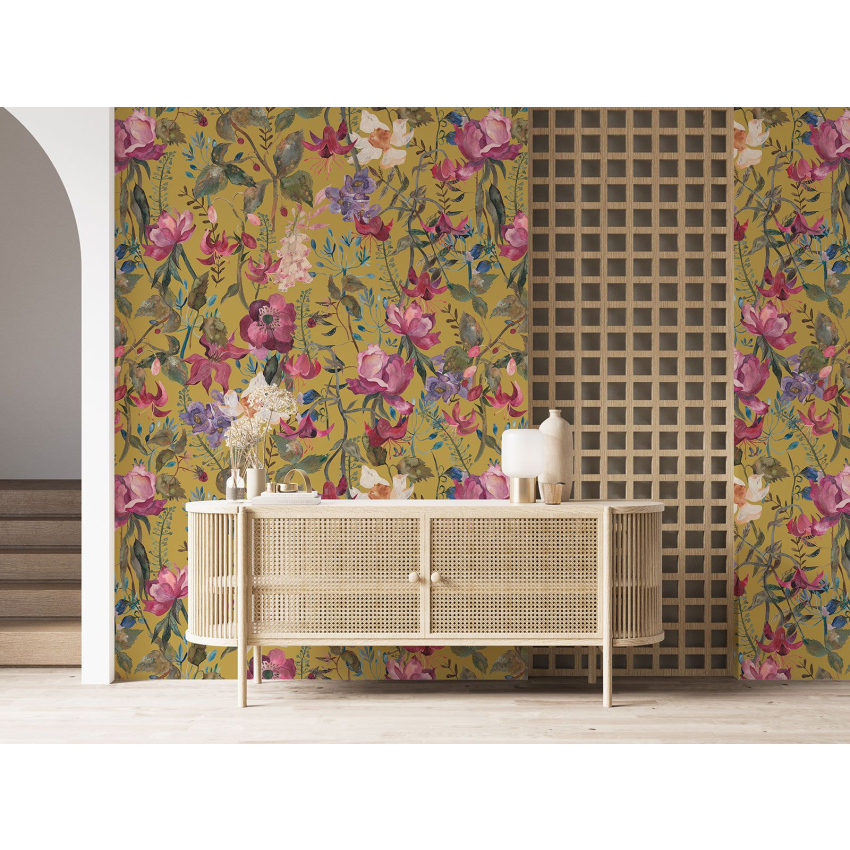 Papier peint motif XL - Motif floral
