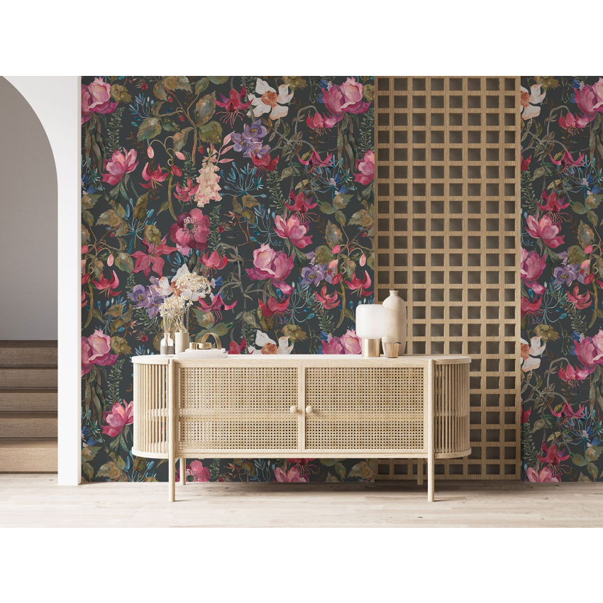 Papier peint motif XL - Motif floral