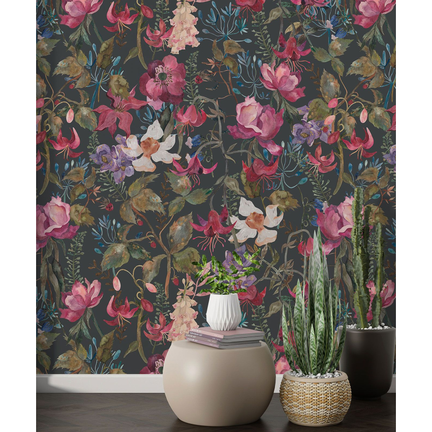 Papier peint motif XL - Motif floral