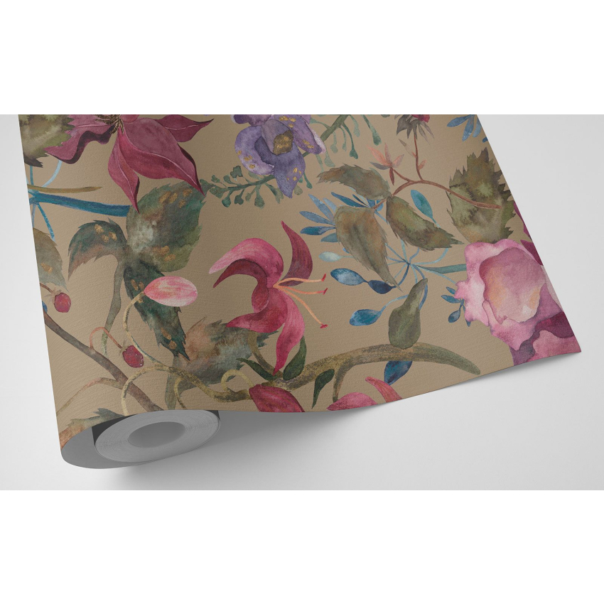 Papier peint motif XL - Motif floral