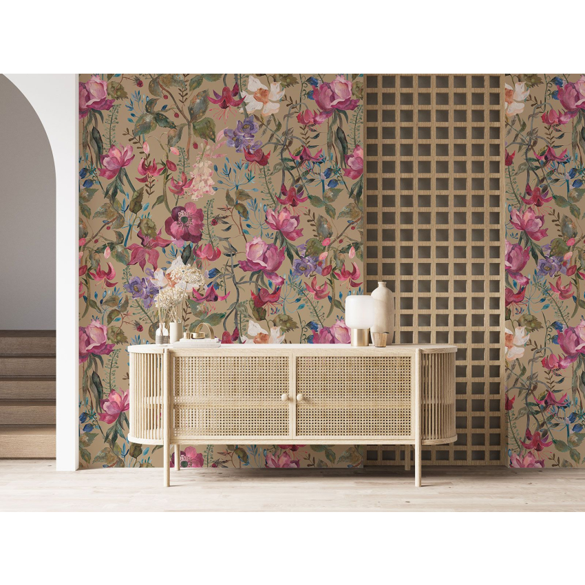 Papier peint motif XL - Motif floral