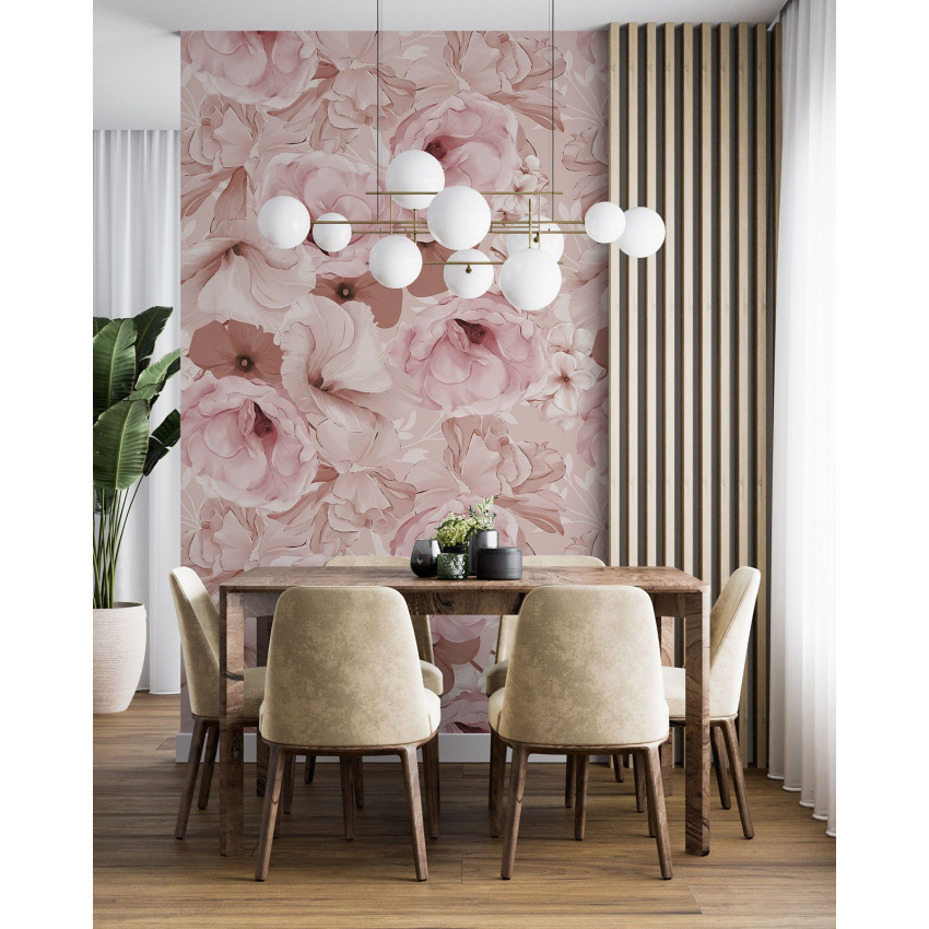 Papier peint motif XL - Motif floral