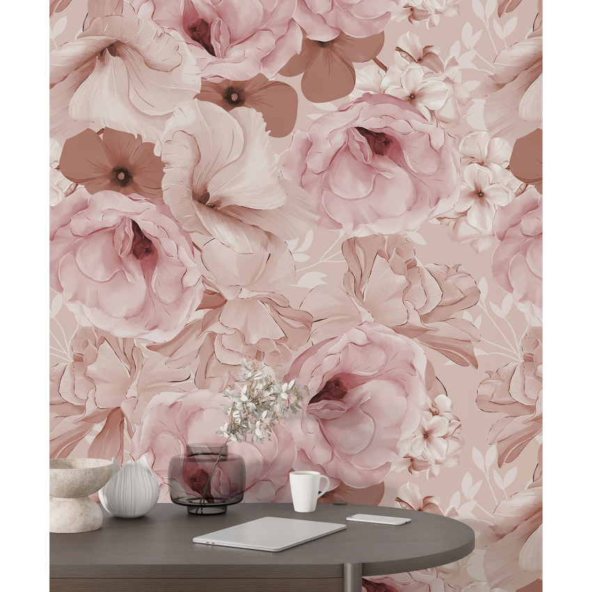 Papier peint motif XL - Motif floral