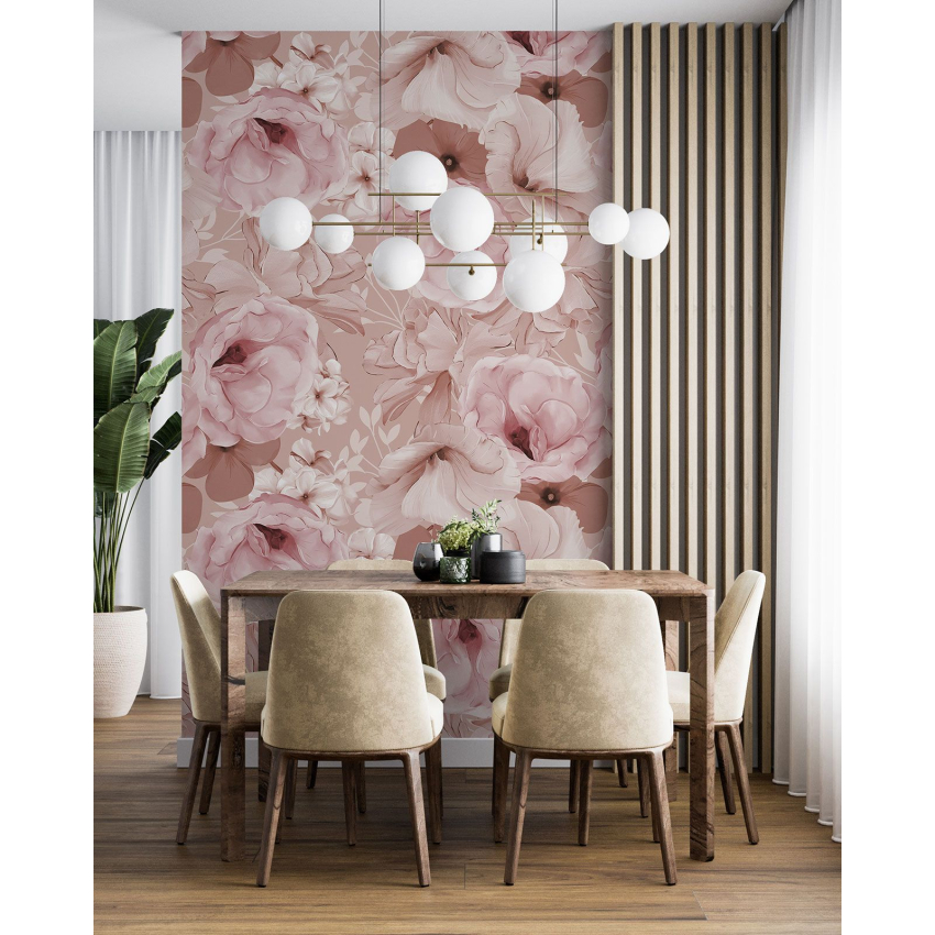 Papier peint motif XL - Motif floral