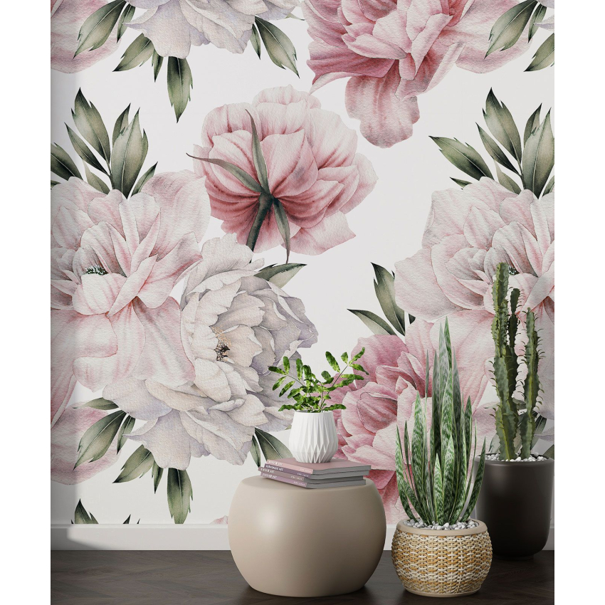 Papier peint motif XL - Motif floral