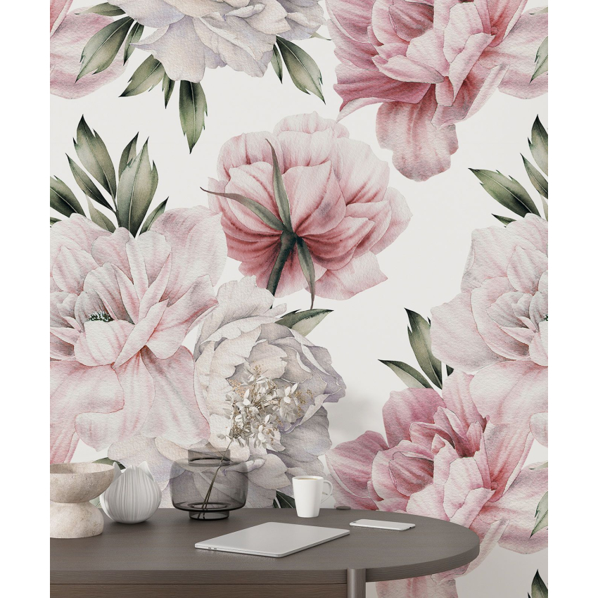Papier peint motif XL - Motif floral