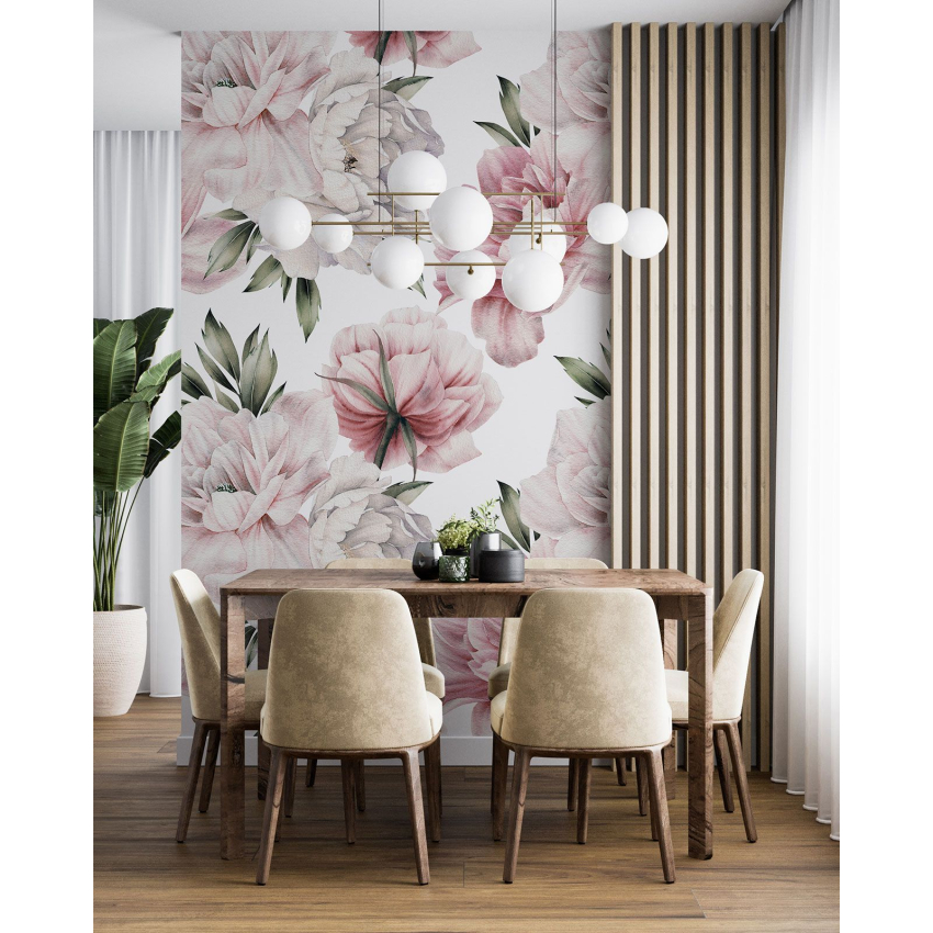 Papier peint motif XL - Motif floral