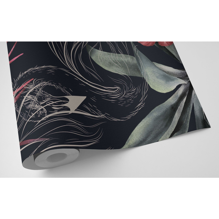 Papier peint motif XL - Motif floral