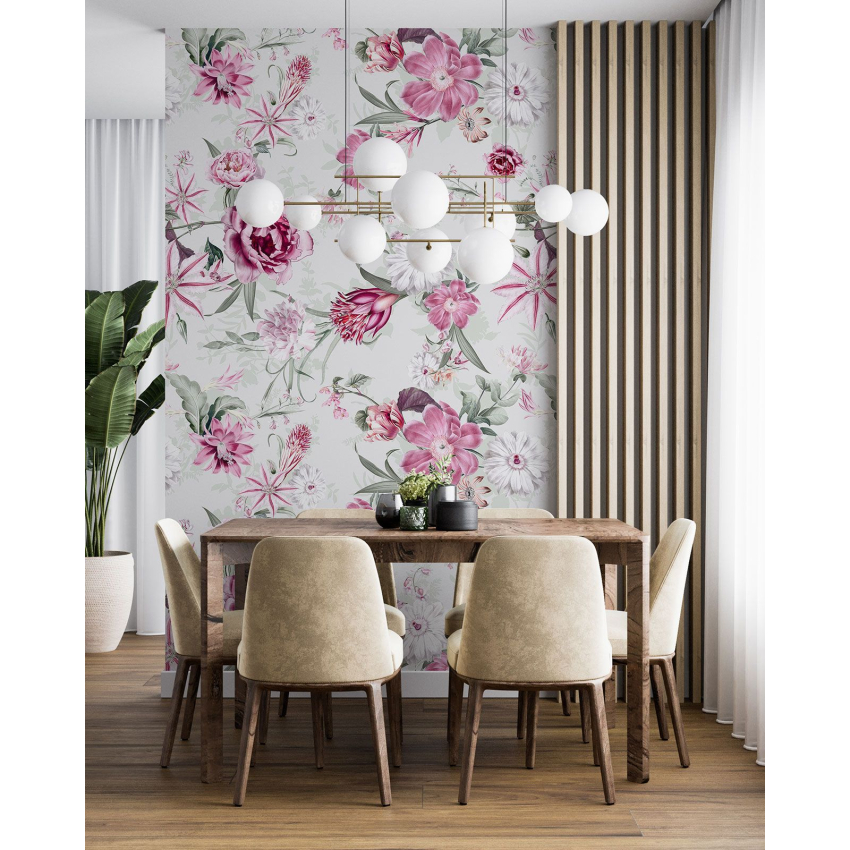 Papier peint motif XL - Motif floral