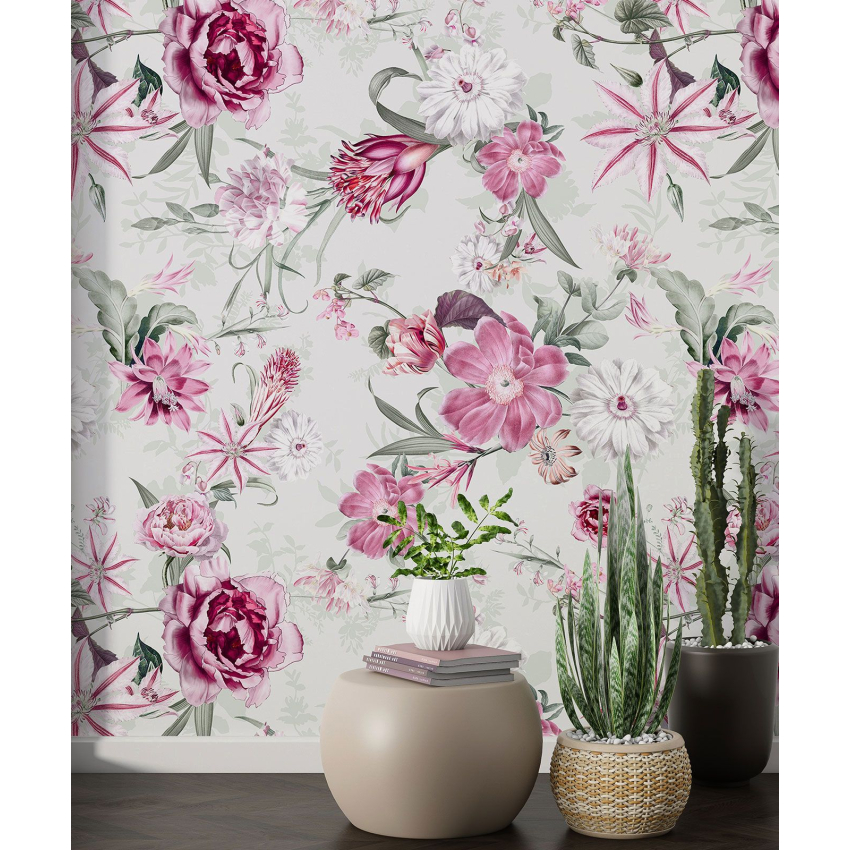 Papier peint motif XL - Motif floral