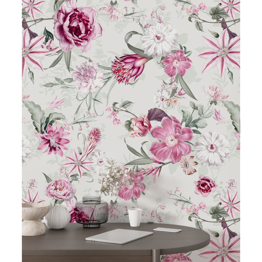 Papier peint motif XL - Motif floral