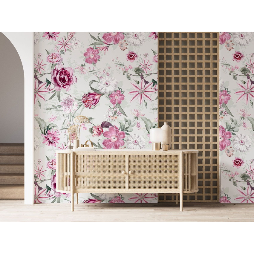 Papier peint motif XL - Motif floral
