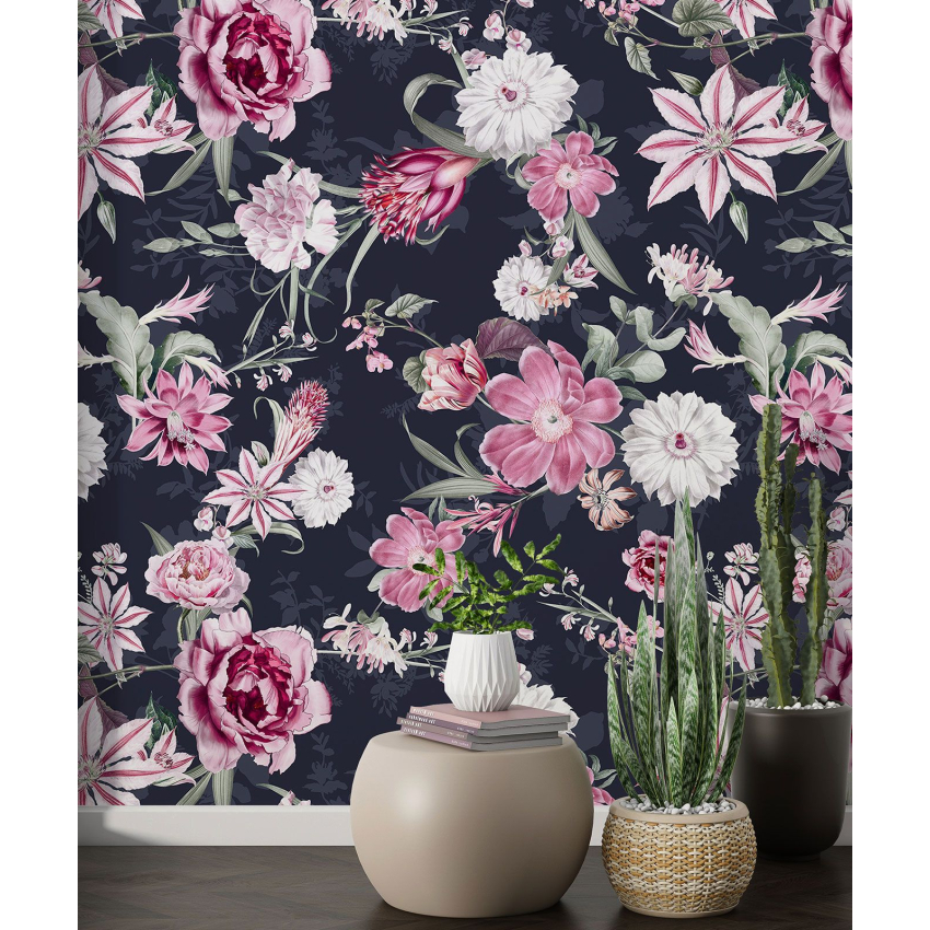 Papier peint motif XL - Motif floral