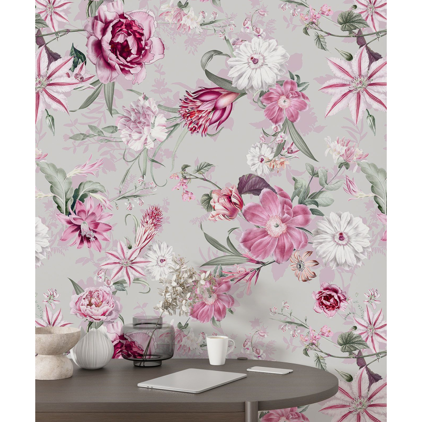 Papier peint motif XL - Motif floral