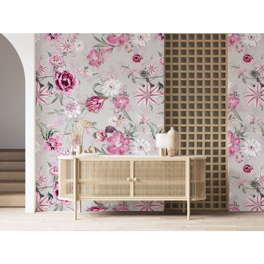 Papier peint motif XL - Motif floral