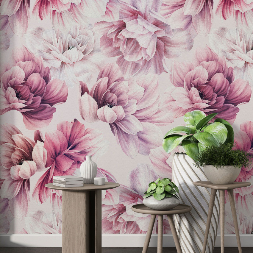 Papier peint motif XL - Motif floral