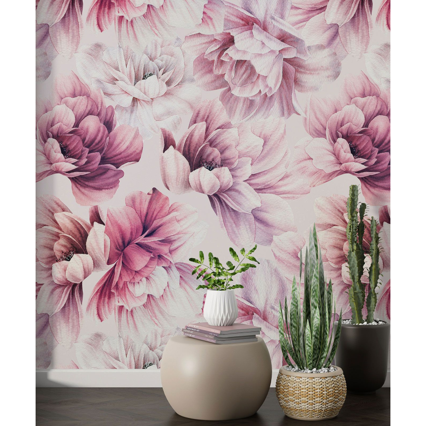 Papier peint motif XL - Motif floral