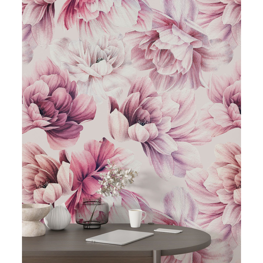 Papier peint motif XL - Motif floral