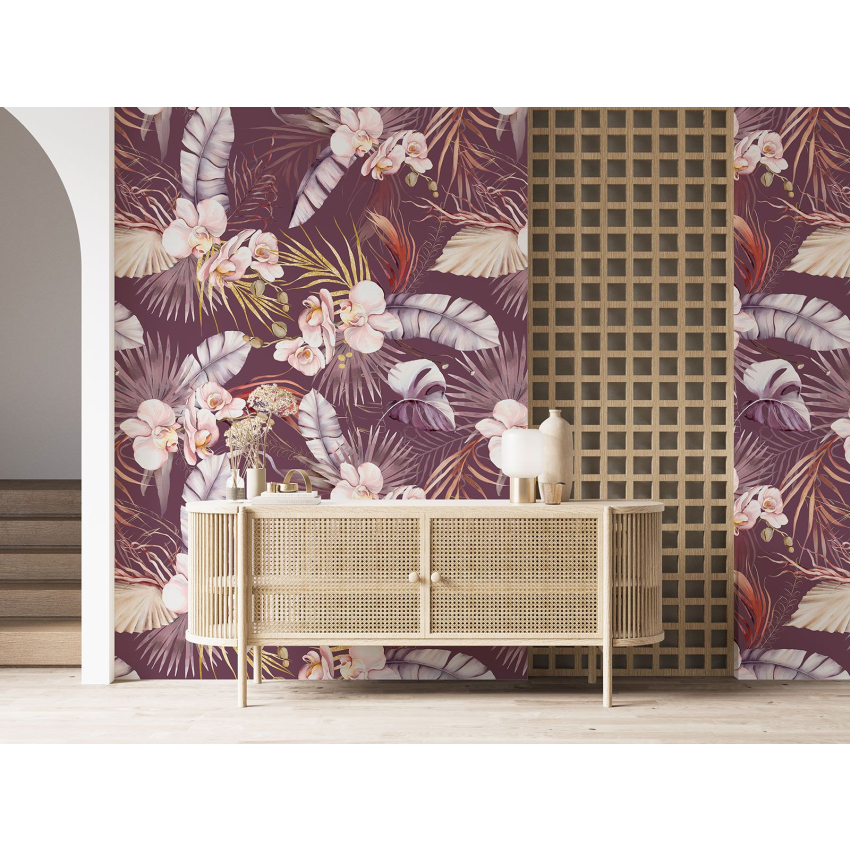 Papier peint motif XL - Motif floral