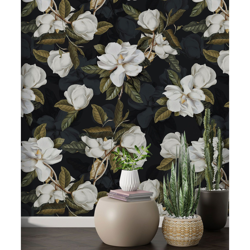 Papier peint motif XL - Motif floral