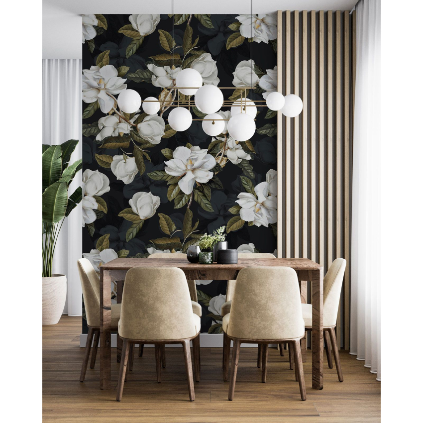 Papier peint motif XL - Motif floral