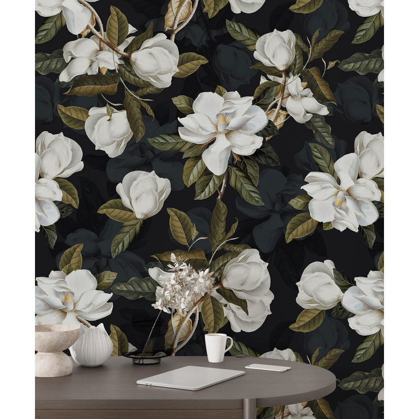 Papier peint motif XL - Motif floral