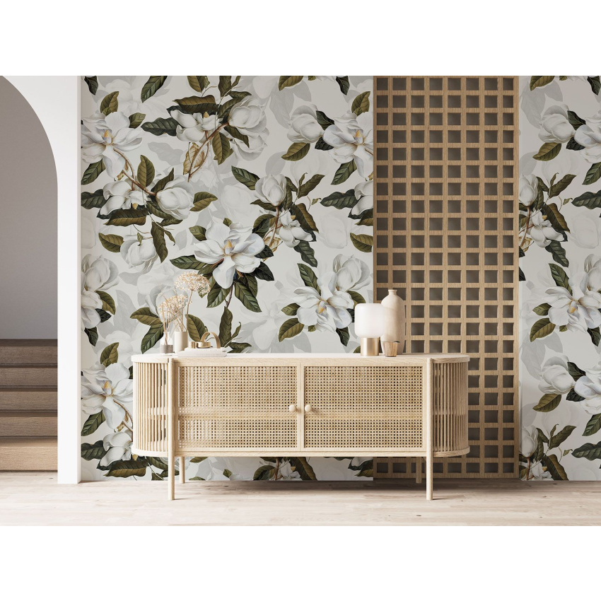 Papier peint motif XL - Motif floral