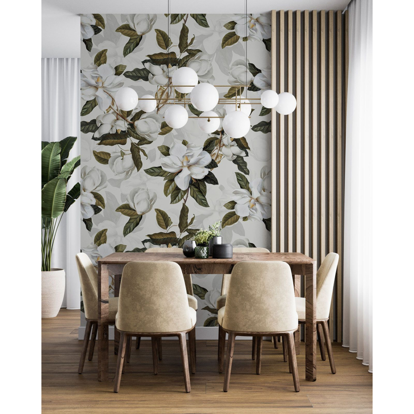 Papier peint motif XL - Motif floral