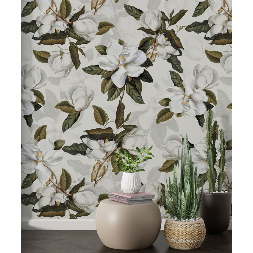 Papier peint motif XL - Motif floral