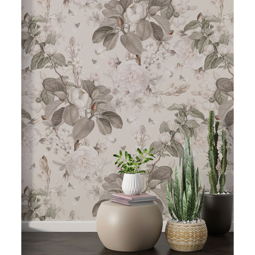 Papier peint motif XL - Motif floral