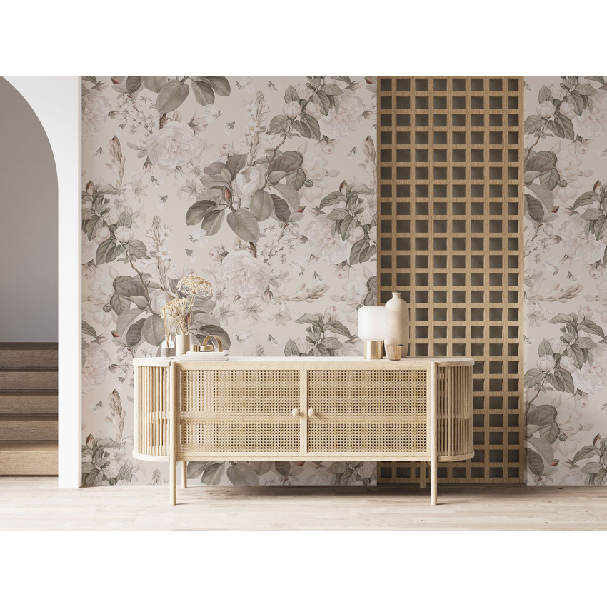 Papier peint motif XL - Motif floral