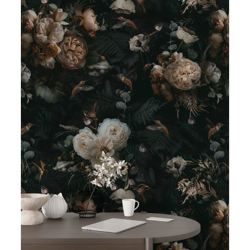 Papier peint motif XL - Motif floral