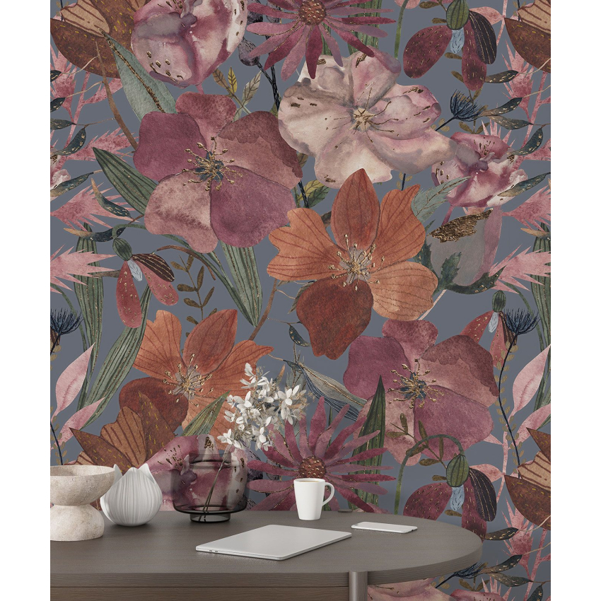 Papier peint motif XL - Motif floral