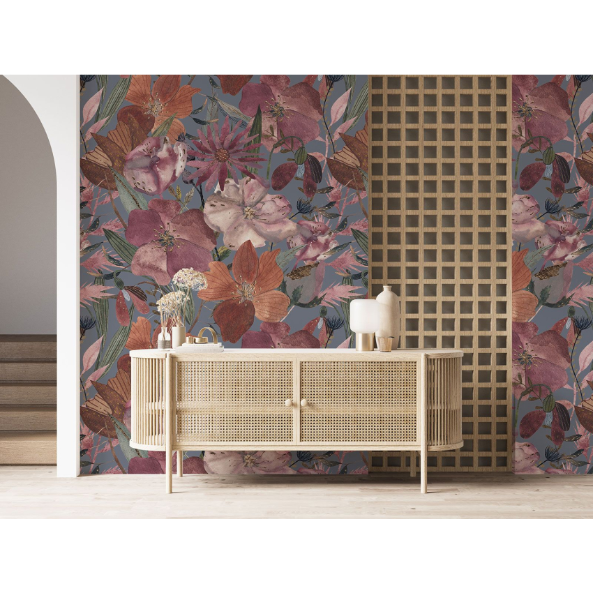 Papier peint motif XL - Motif floral