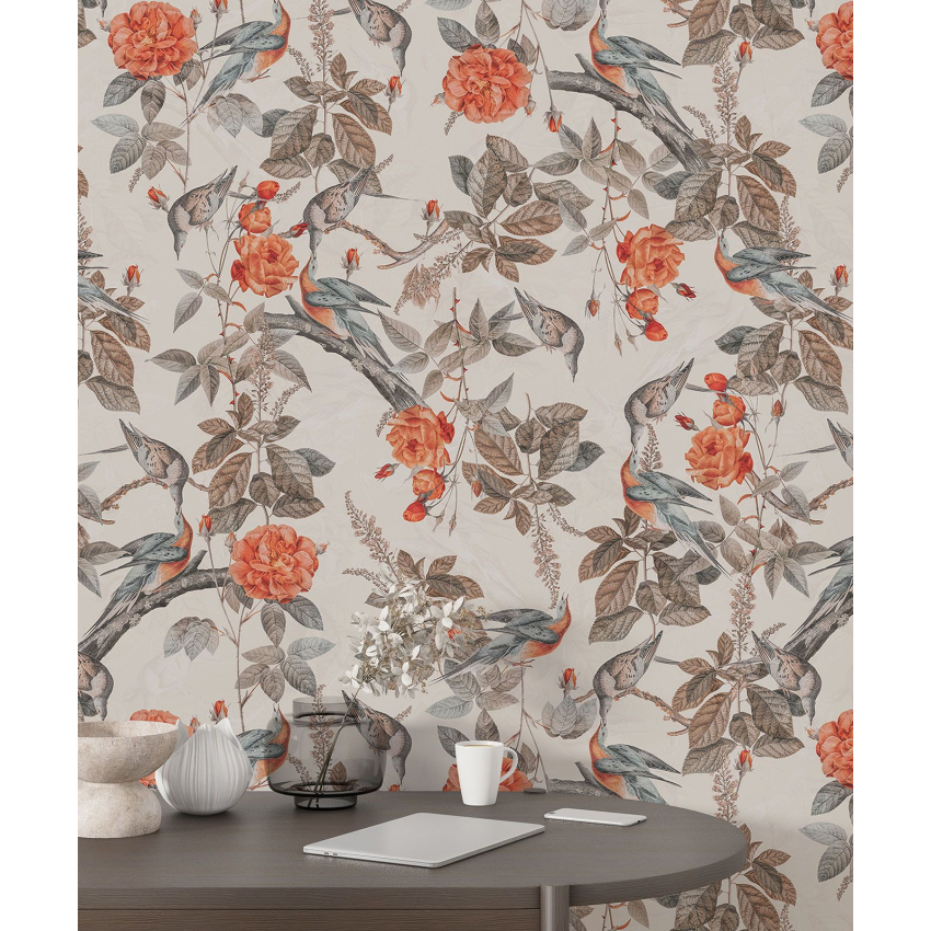 Papier peint motif XL - Motif floral