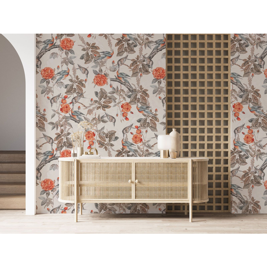 Papier peint motif XL - Motif floral