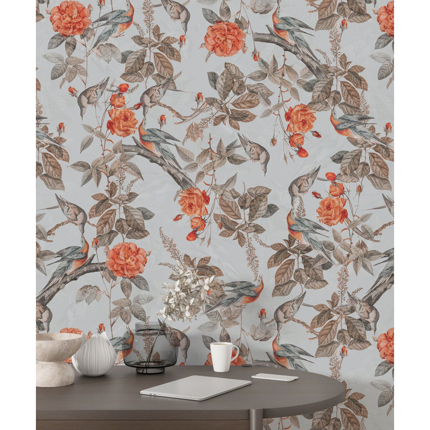 Papier peint motif XL - Motif floral
