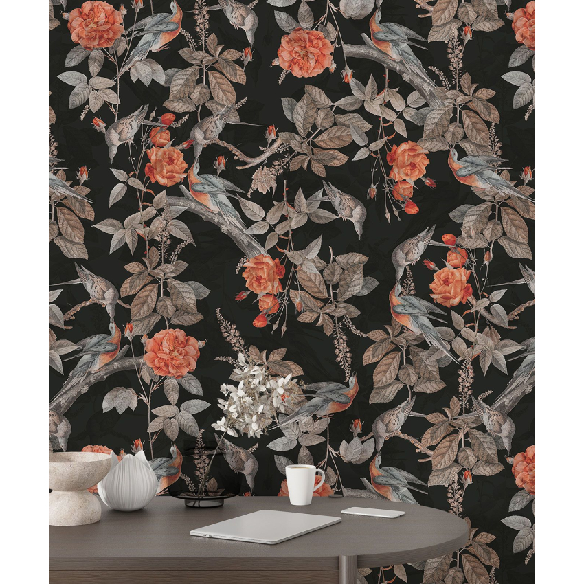 Papier peint motif XL - Motif floral