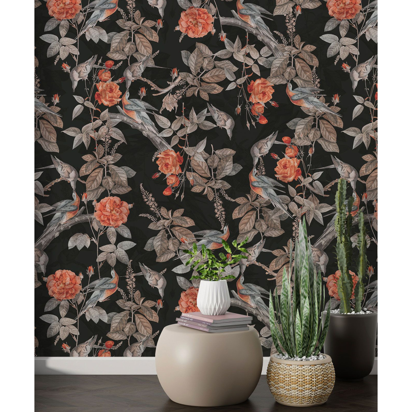 Papier peint motif XL - Motif floral