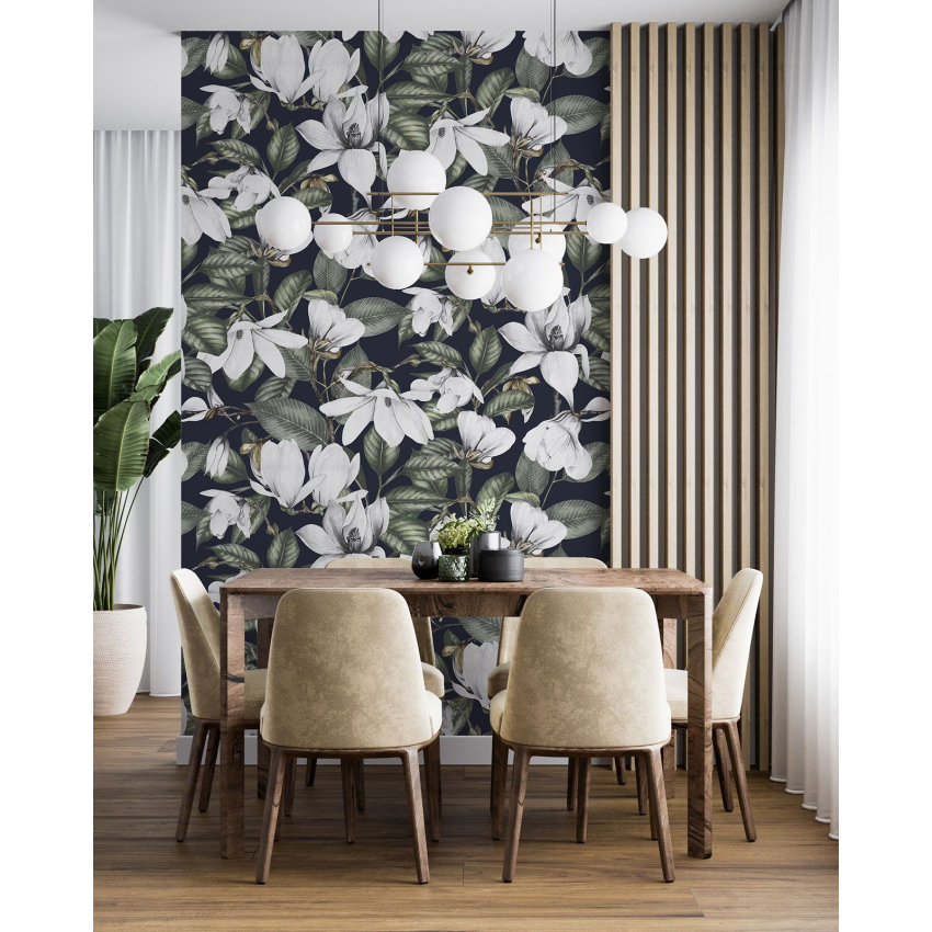 Papier peint motif XL - Motif floral