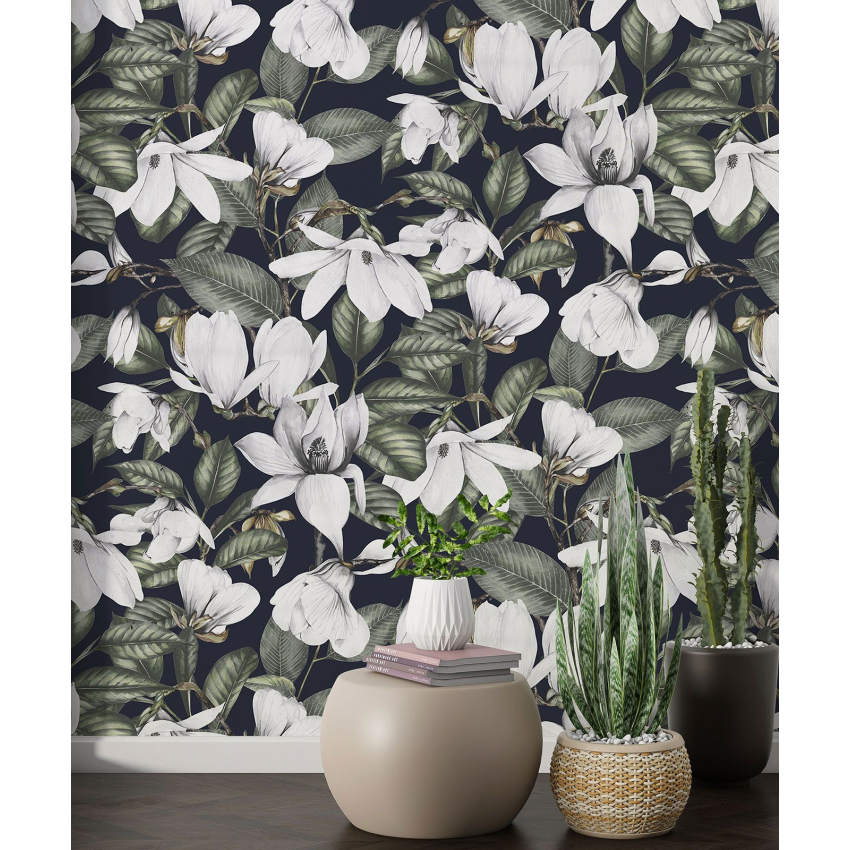 Papier peint motif XL - Motif floral