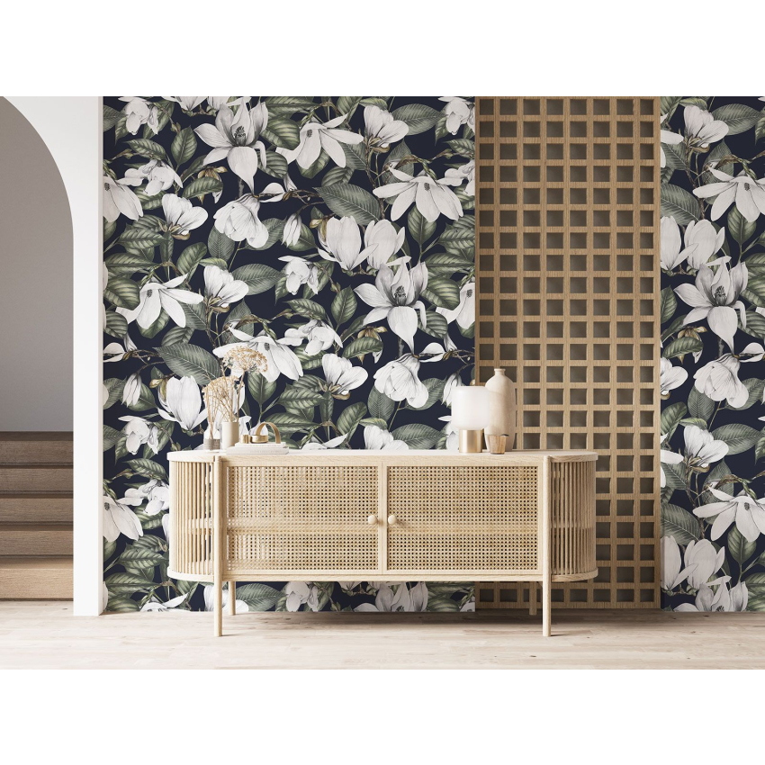 Papier peint motif XL - Motif floral