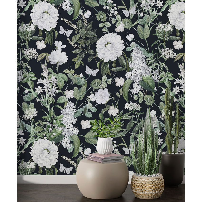 Papier peint motif XL - Motif floral